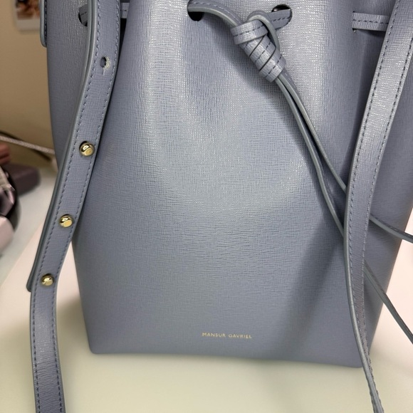 Mansur Gavriel Mini Bucket Bag Saffiano - Picture 5 of 13